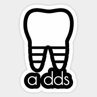 Doctor Dentist A Dds Dental Student Humor Grad Sticker